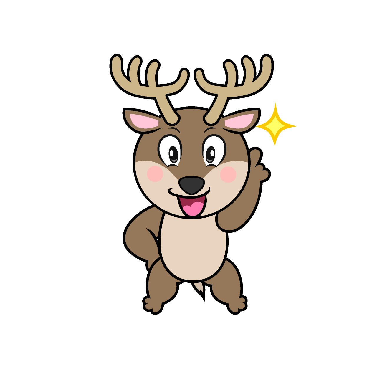 Posing Reindeer
