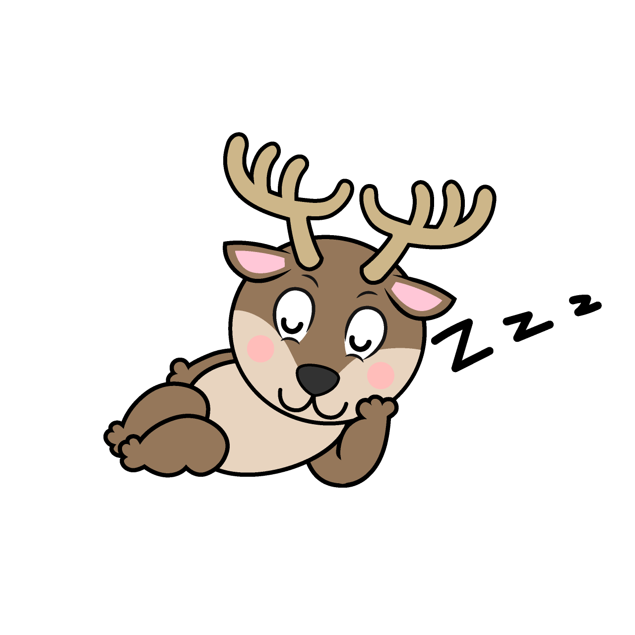 Sleeping Reindeer