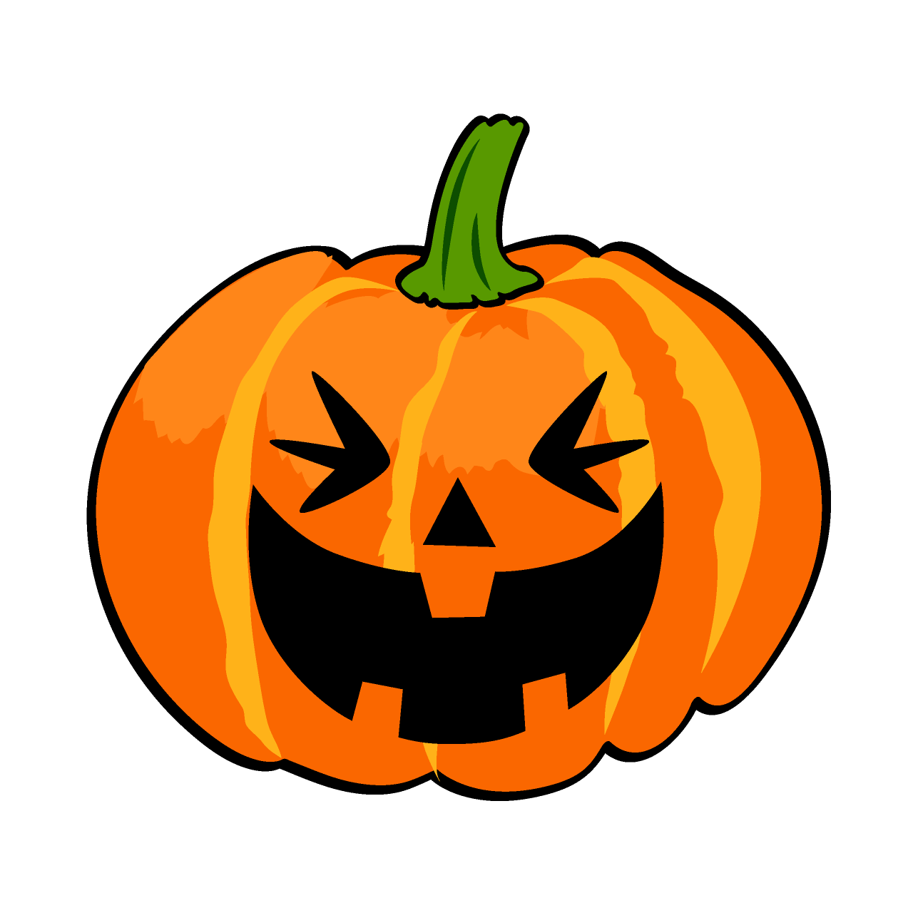 Laughing Halloween Pumpkin