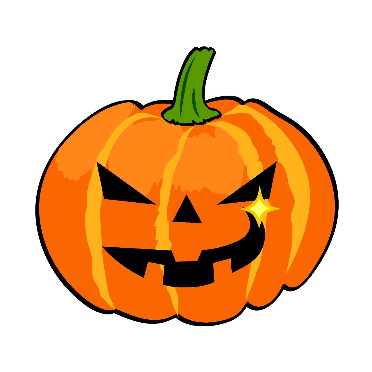Grinning Halloween Pumpkin