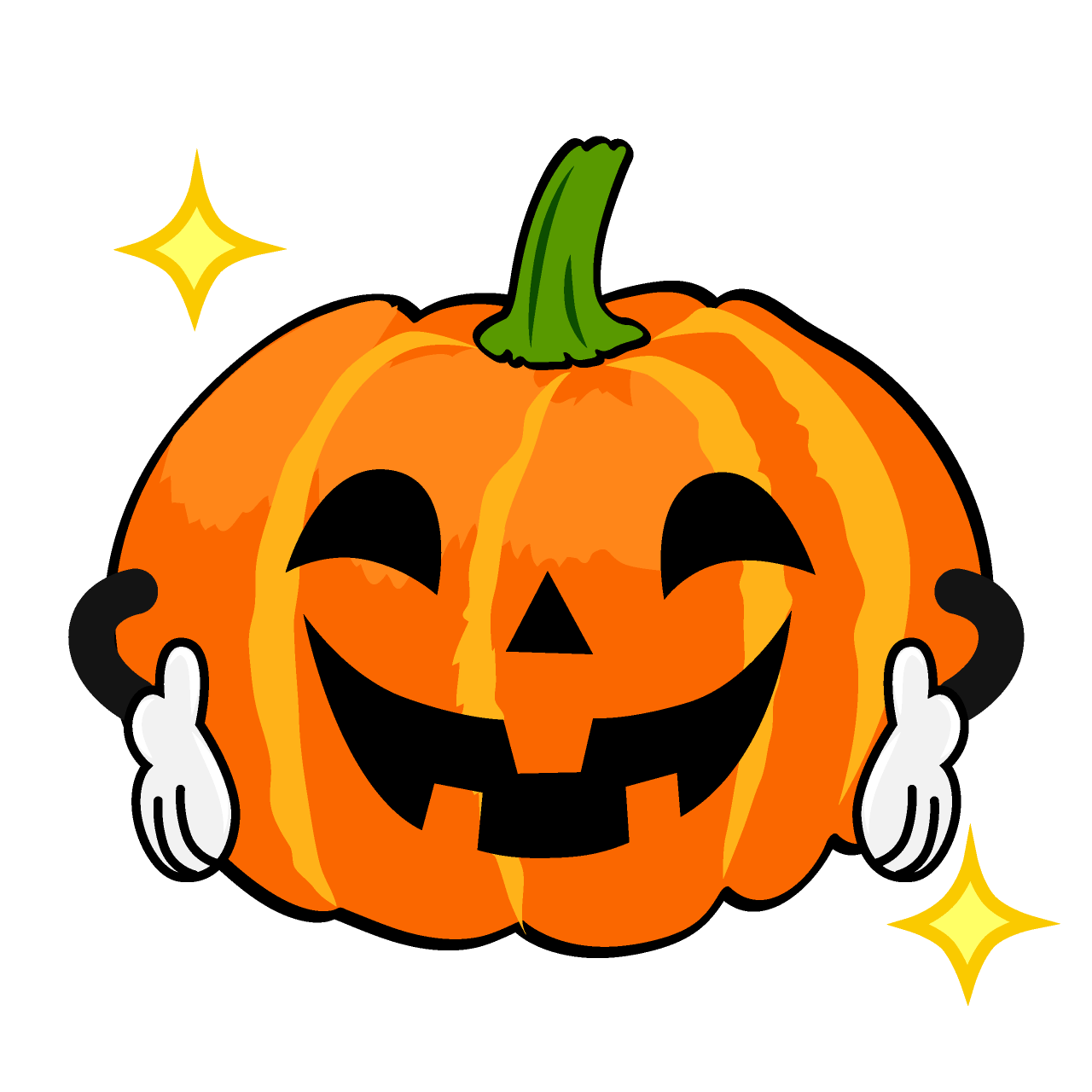 Glitter Halloween Pumpkin