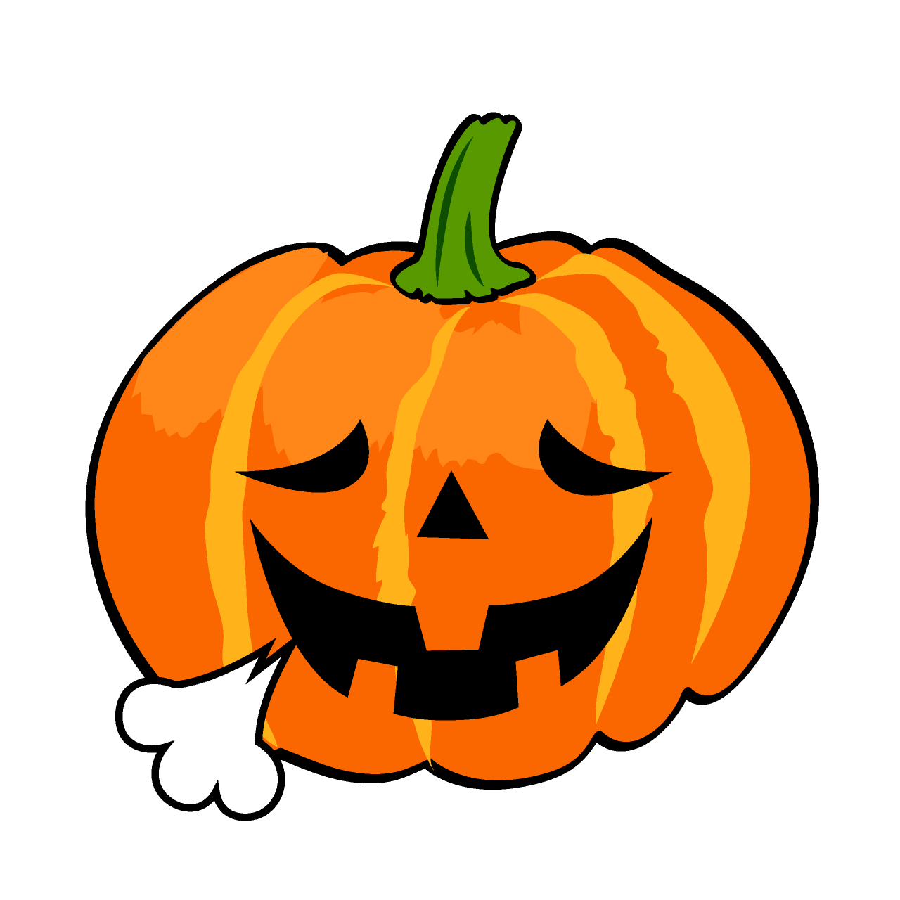 Relaxing Halloween Pumpkin