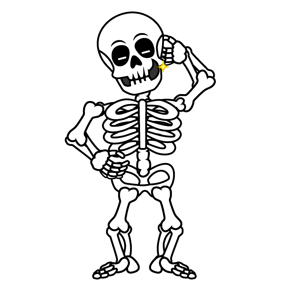 Grinning Skeleton
