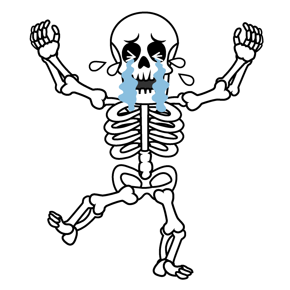 Crying Skeleton