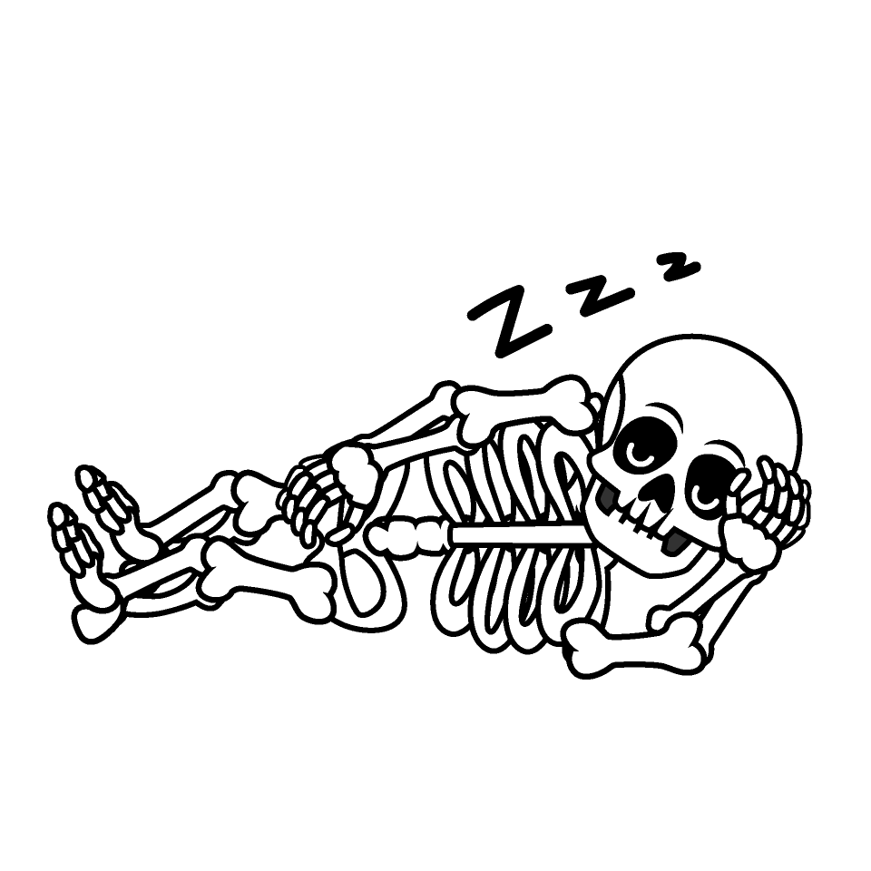 Sleeping Skeleton