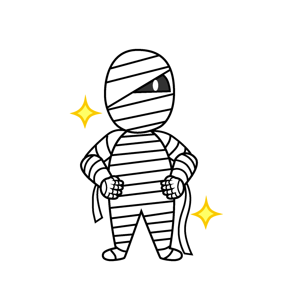 Glitter Mummy Man