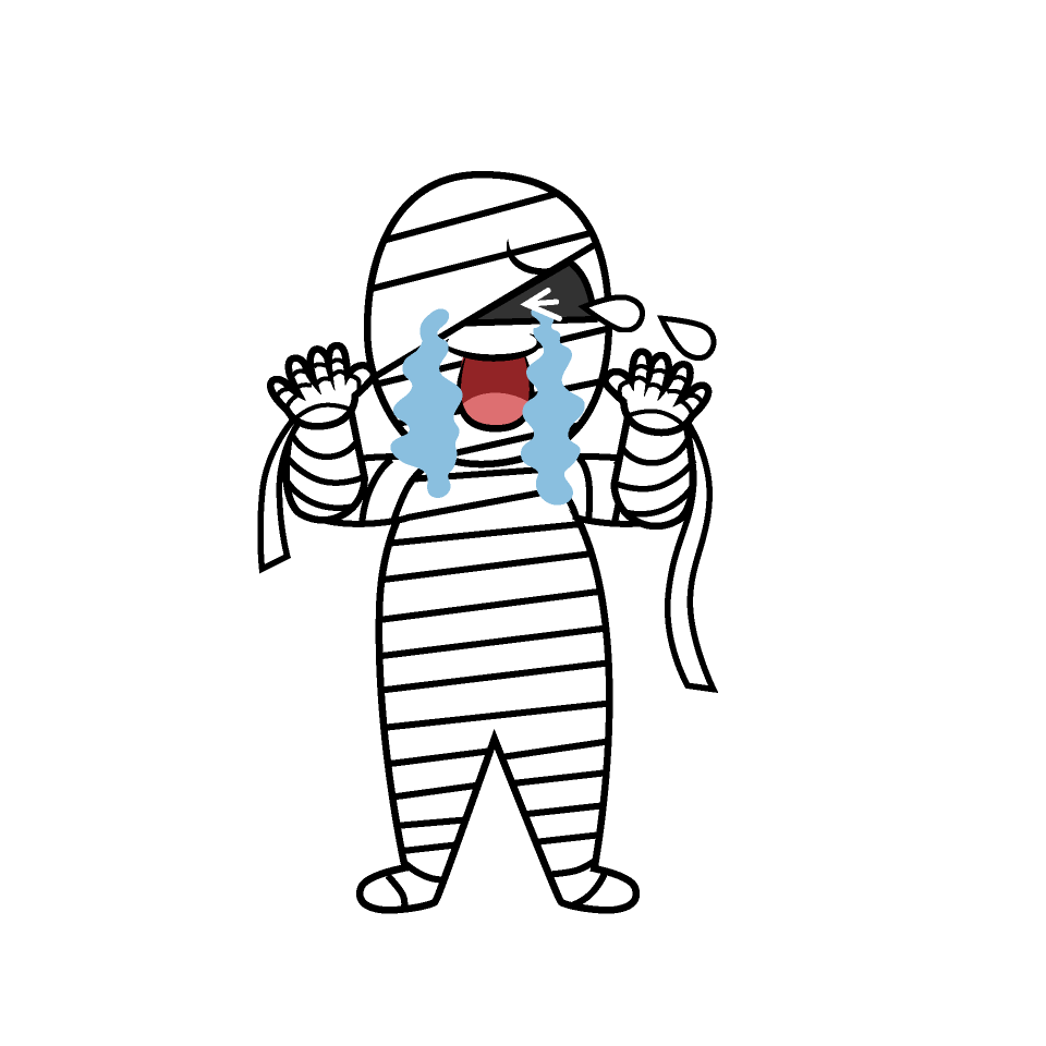 Crying Mummy Man