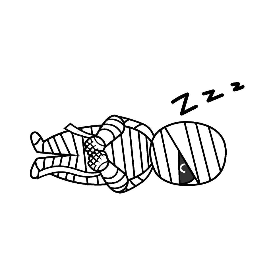 Sleeping Mummy Man