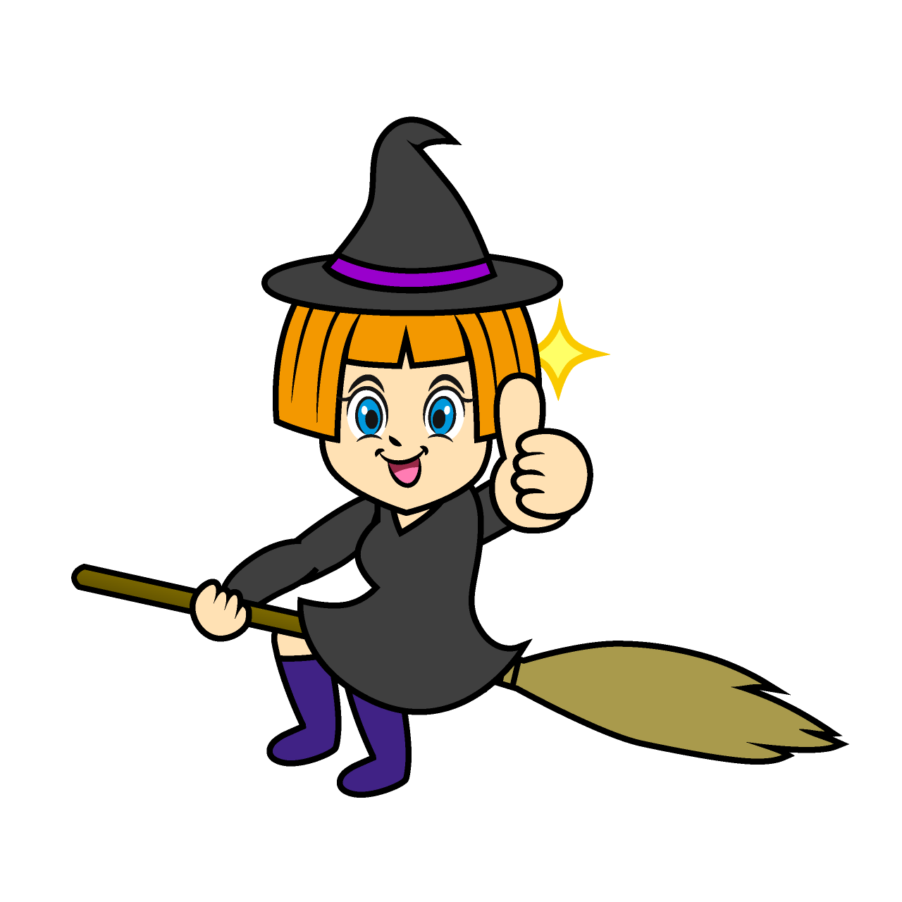 Thumbs up Witch