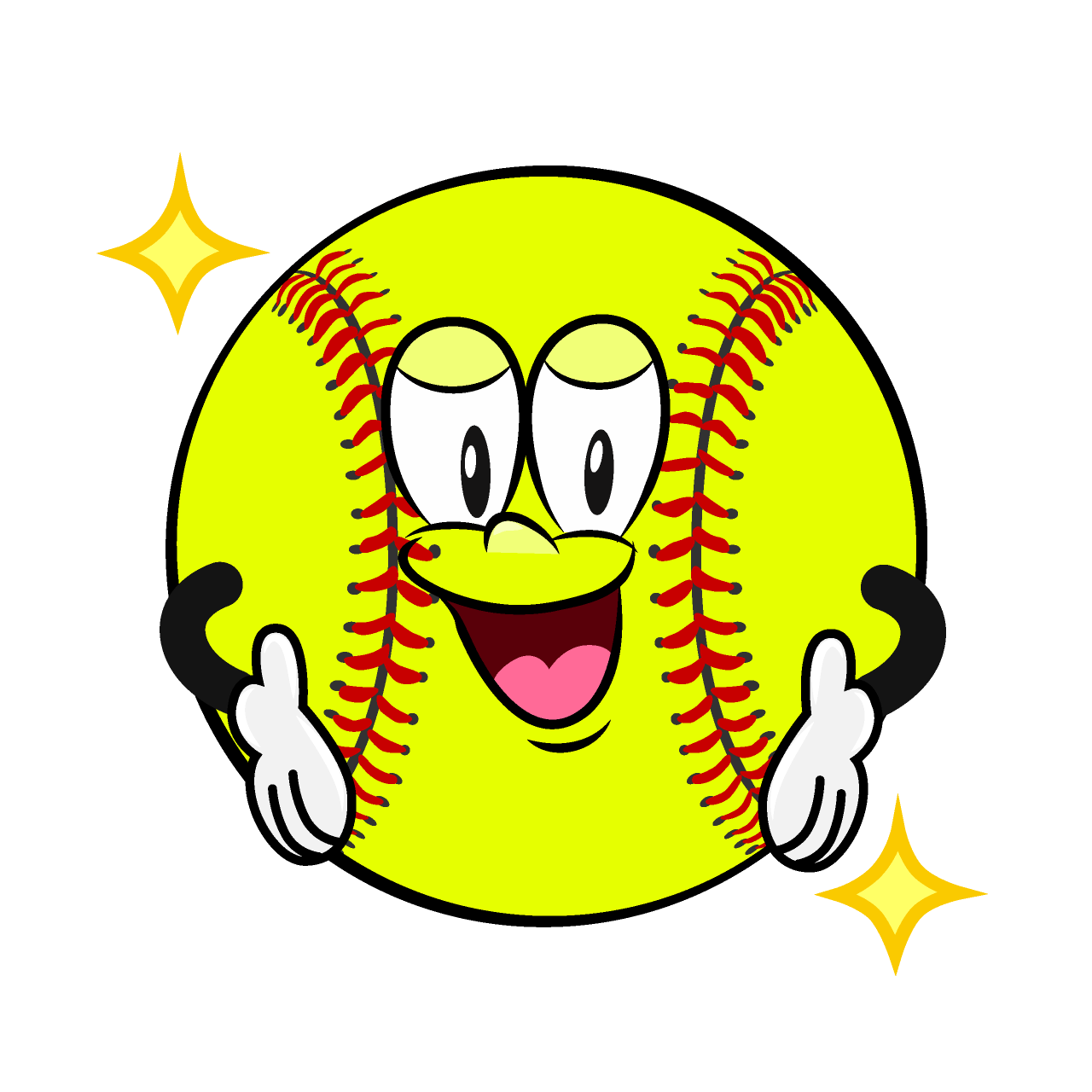 Glitter Softball