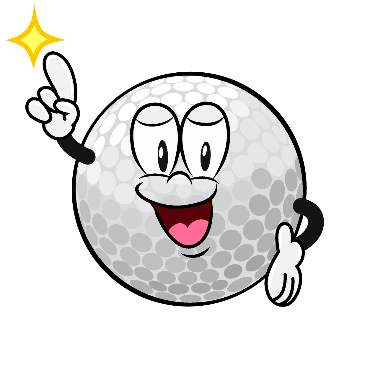Posing Golf
