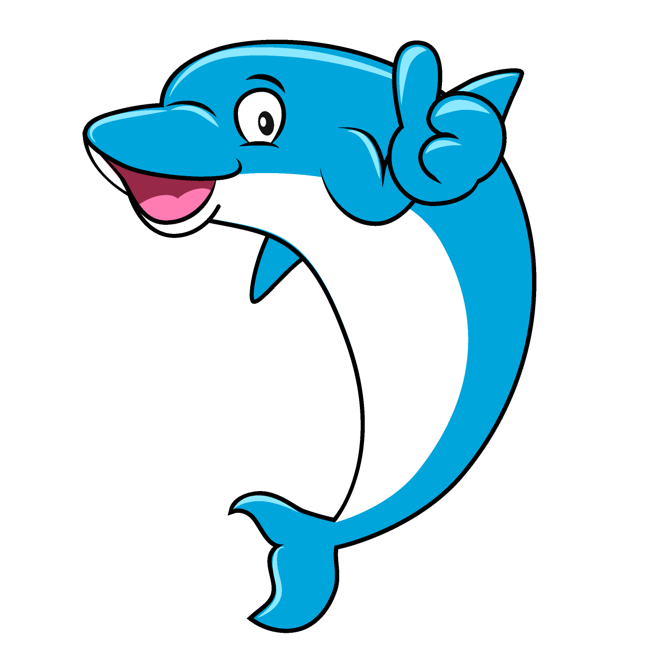 Thumbs Up Dolphin