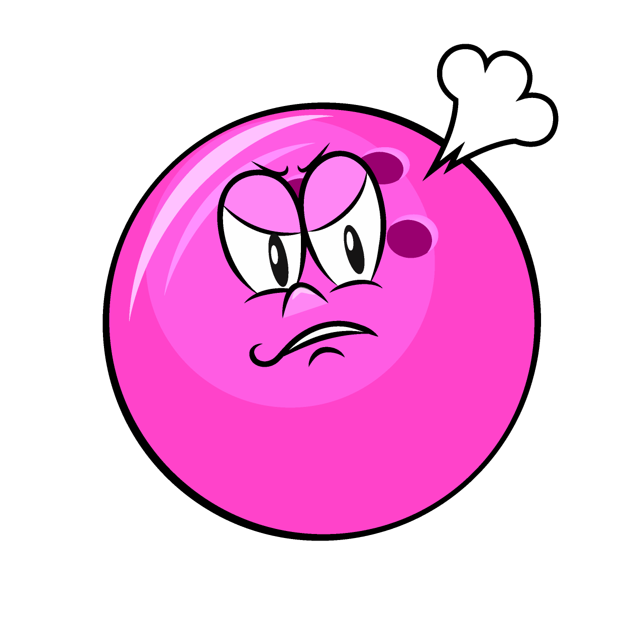 Angry Bowling Ball
