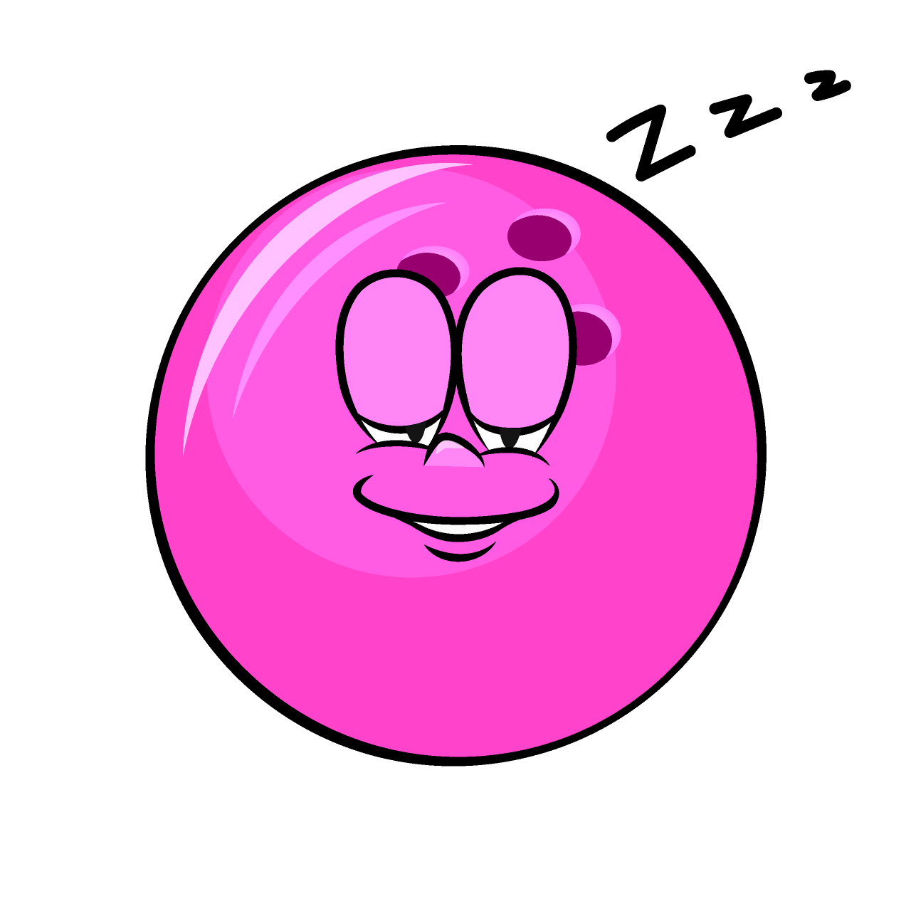 Sleeping Bowling Ball