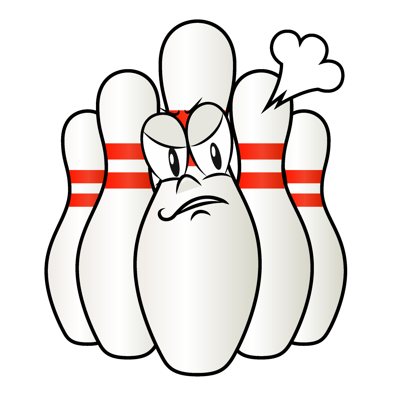 Angry Bowling Pin