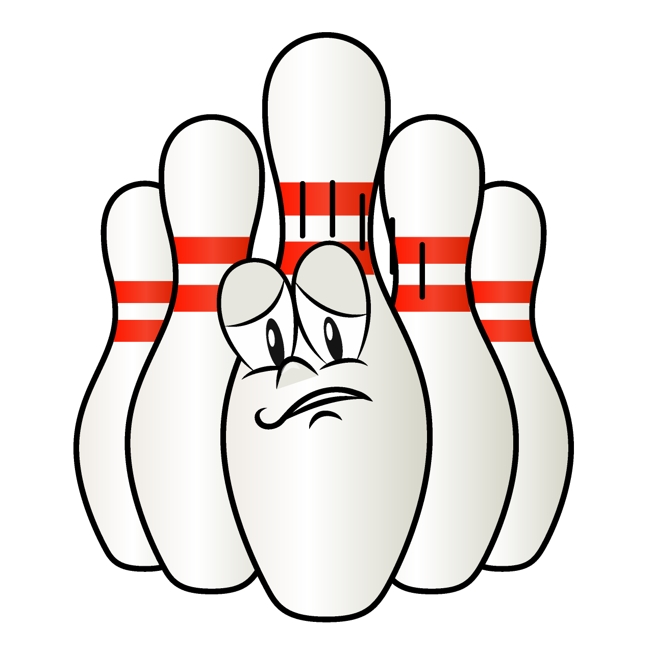 Depressed Bowling Pin