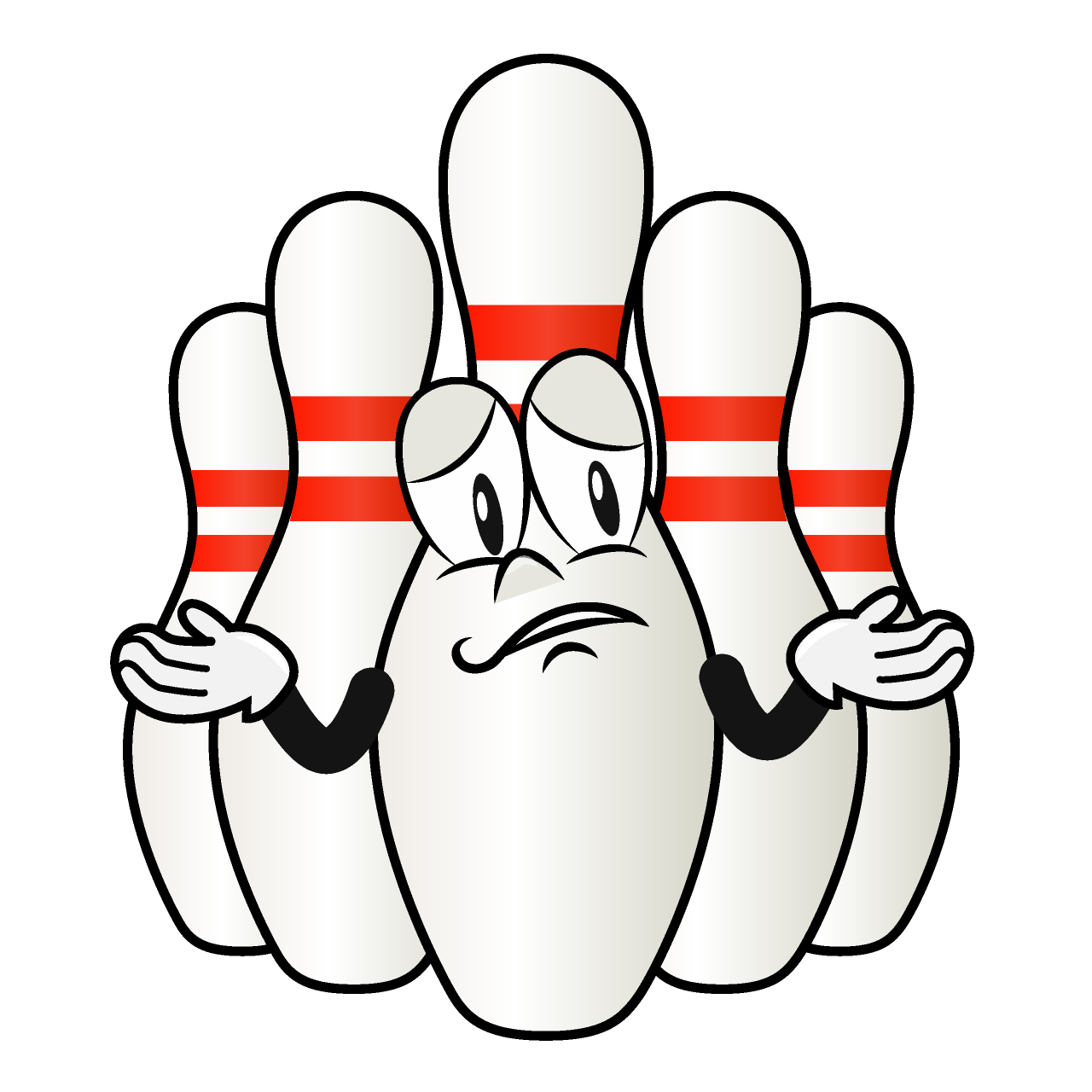 Troubled Bowling Pin
