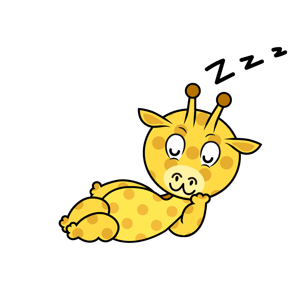 Sleeping Giraffe