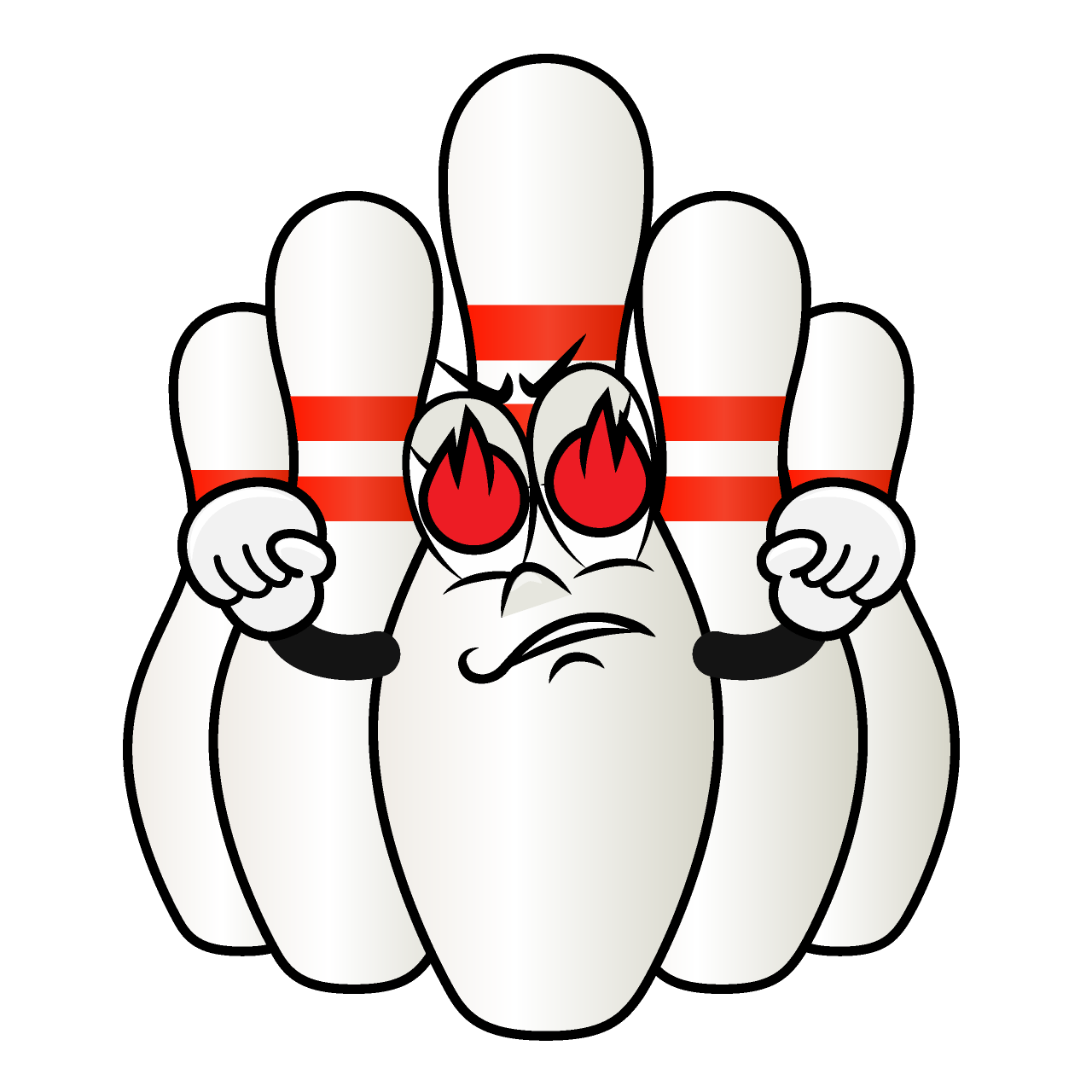 Enthusiasm Bowling Pin