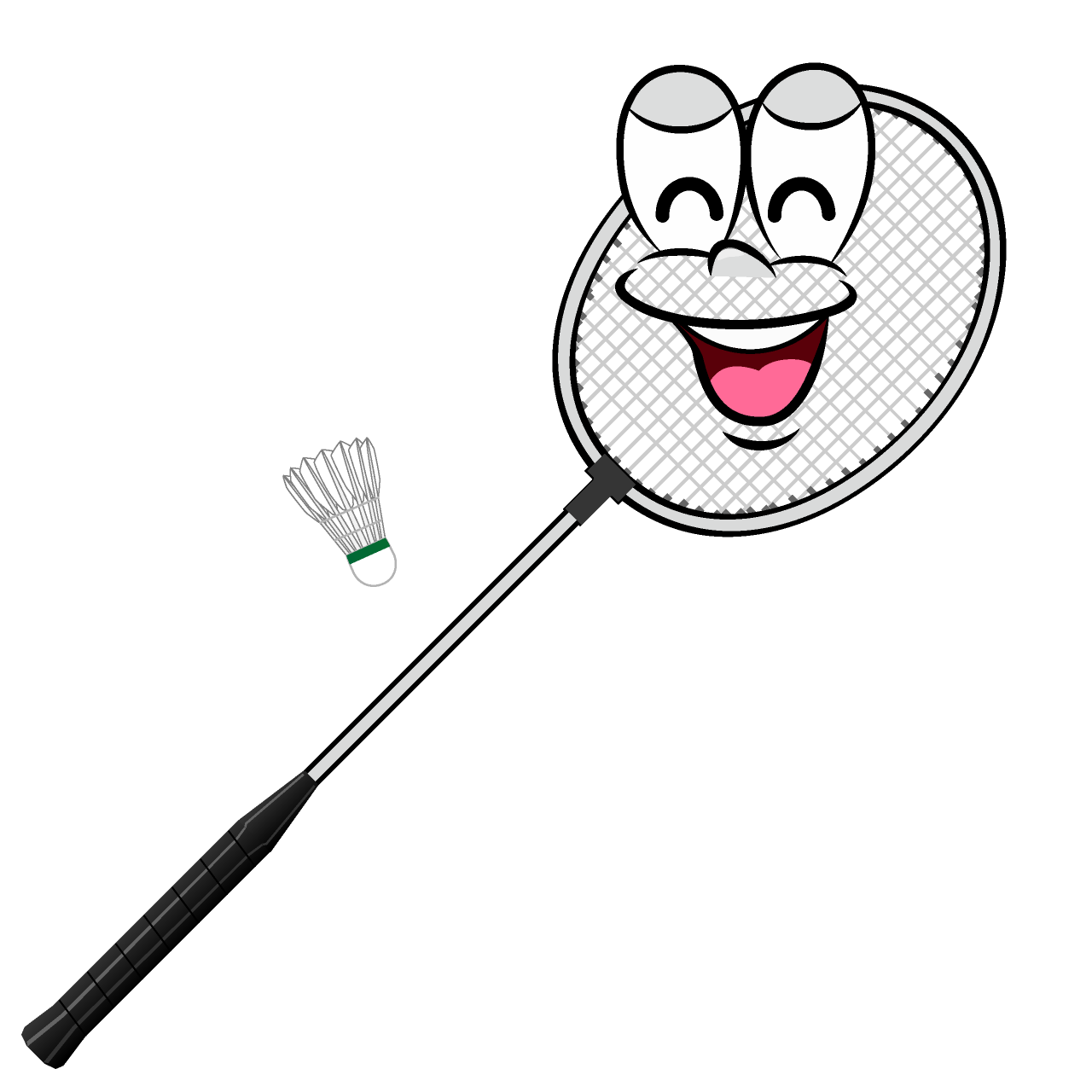 Smiling Badminton