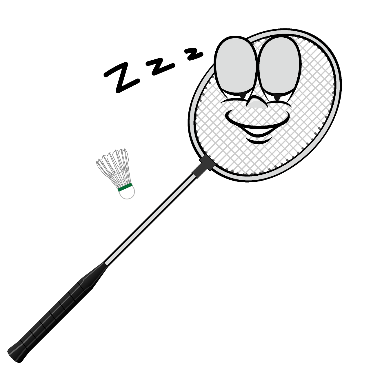 Sleeping Badminton