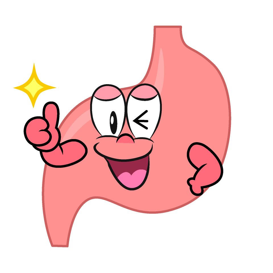 Thumbs up Stomach