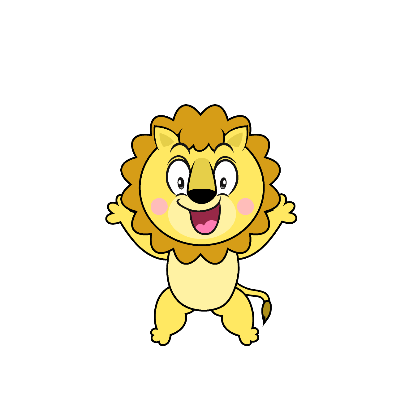 Surprised Lion