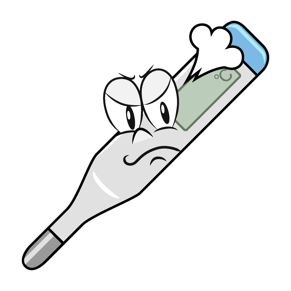 Angry Medical Thermometer