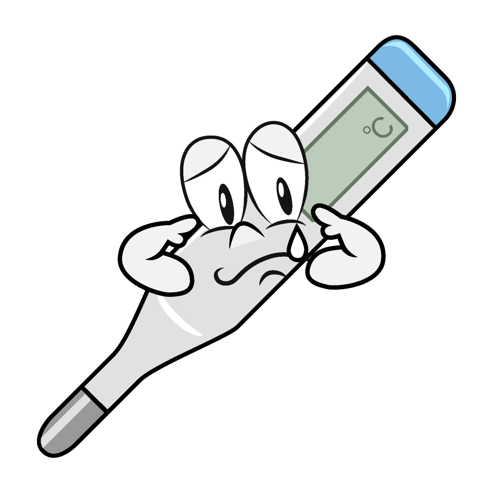 Sad Medical Thermometer