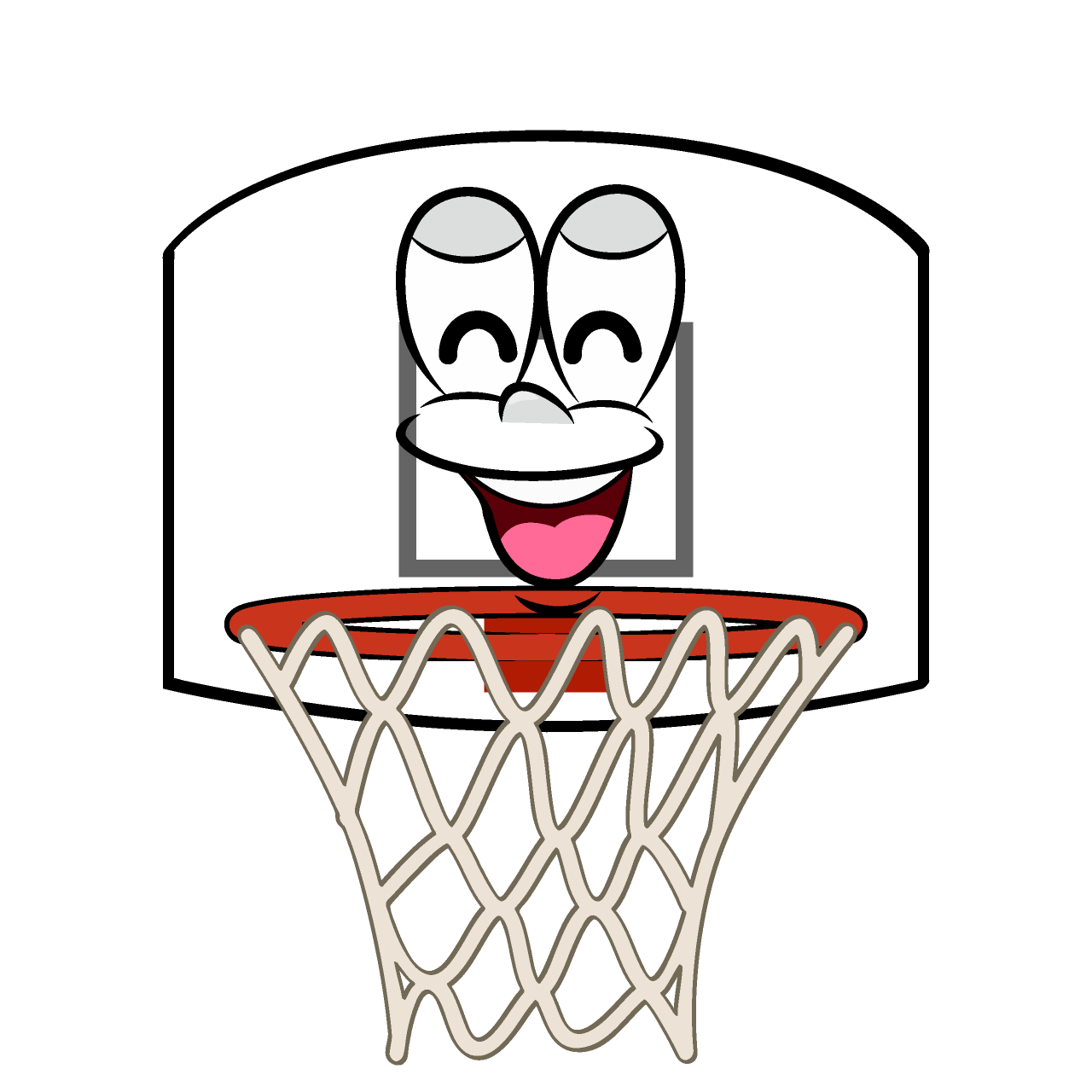 Smiling Basketball Goal