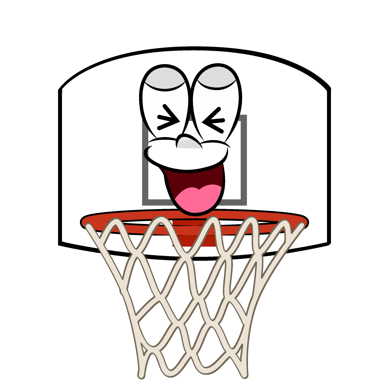 Laughing Basketball Goal