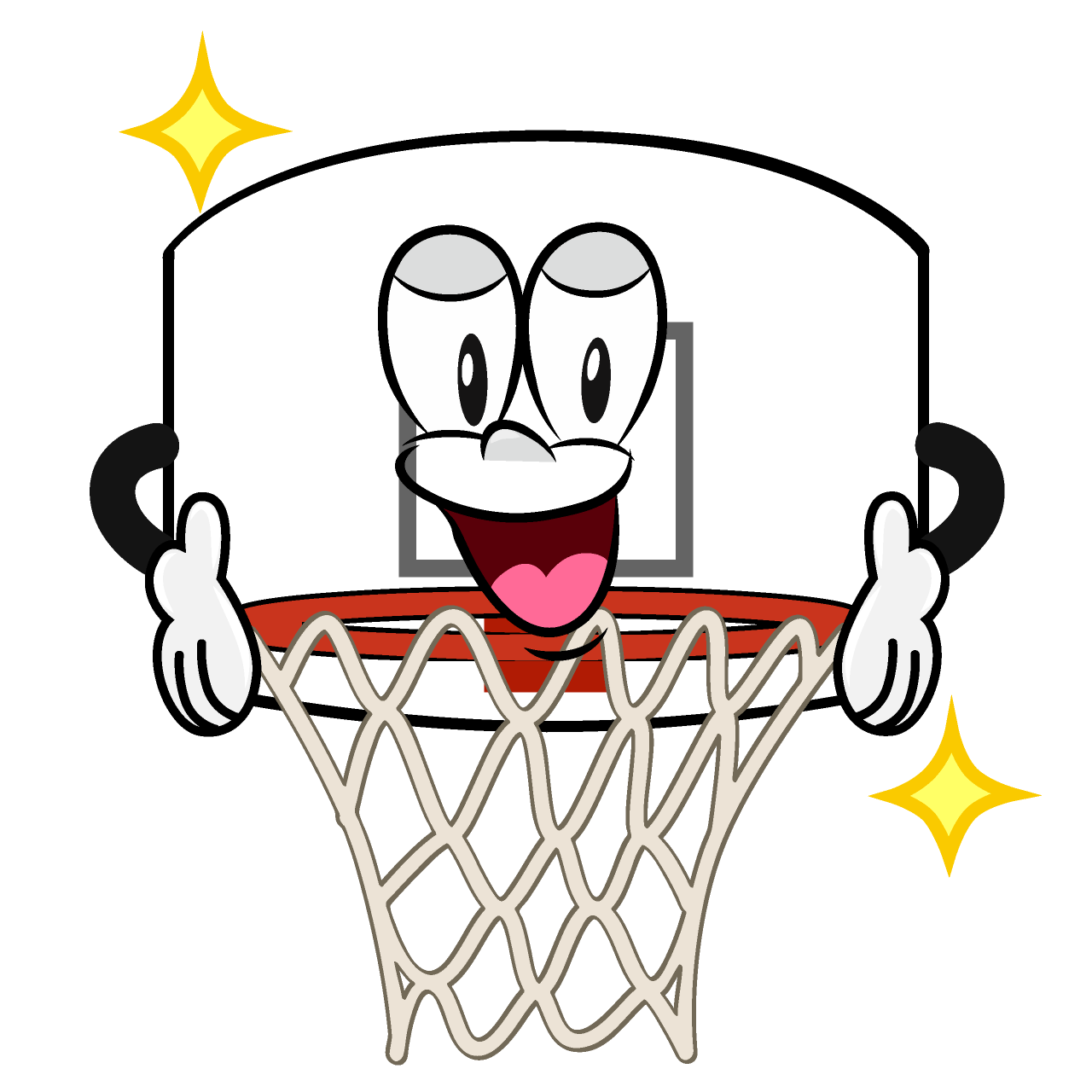 Glitter Basketball Goal