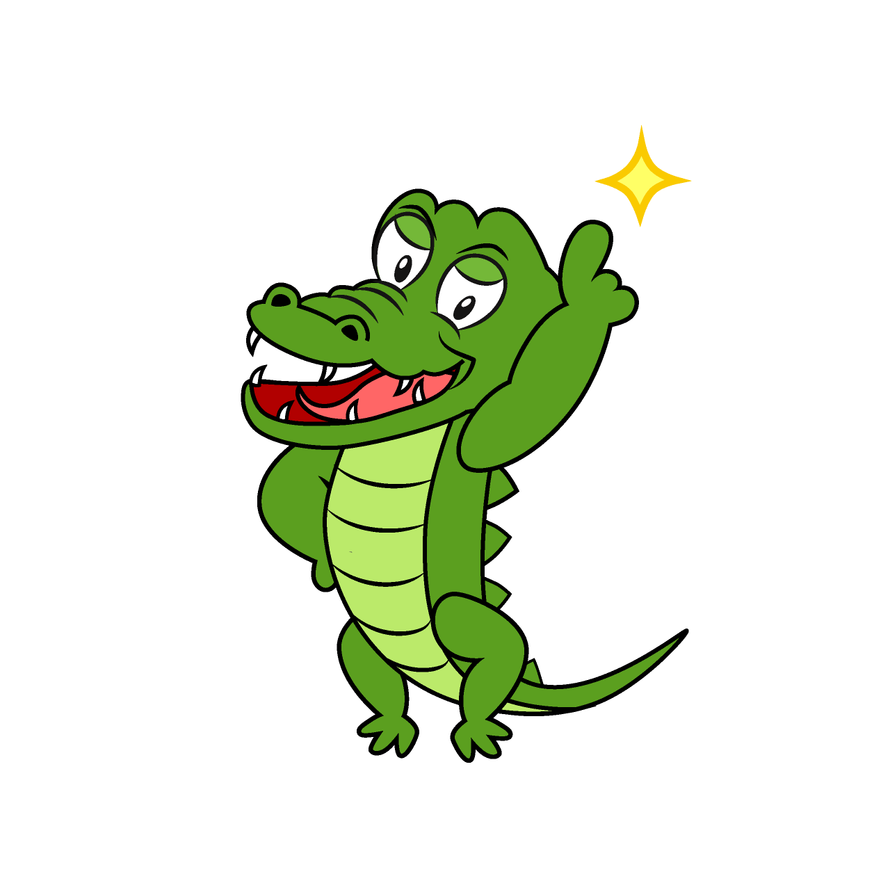 Posing Crocodile