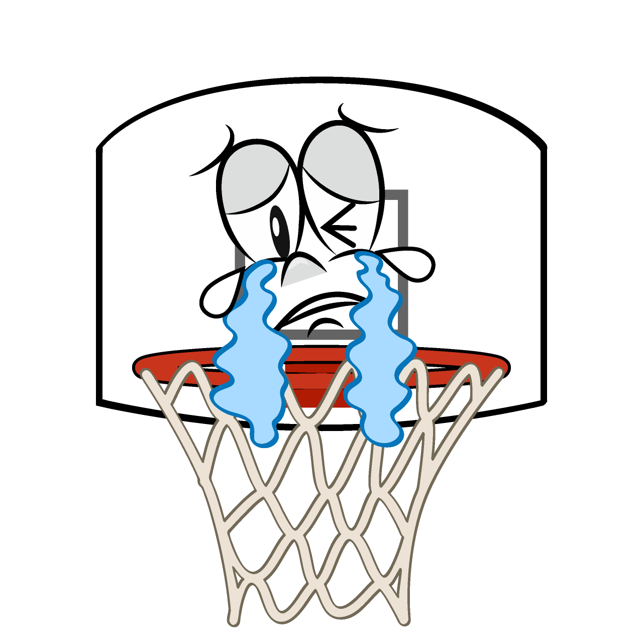 Crying Basketball Goal