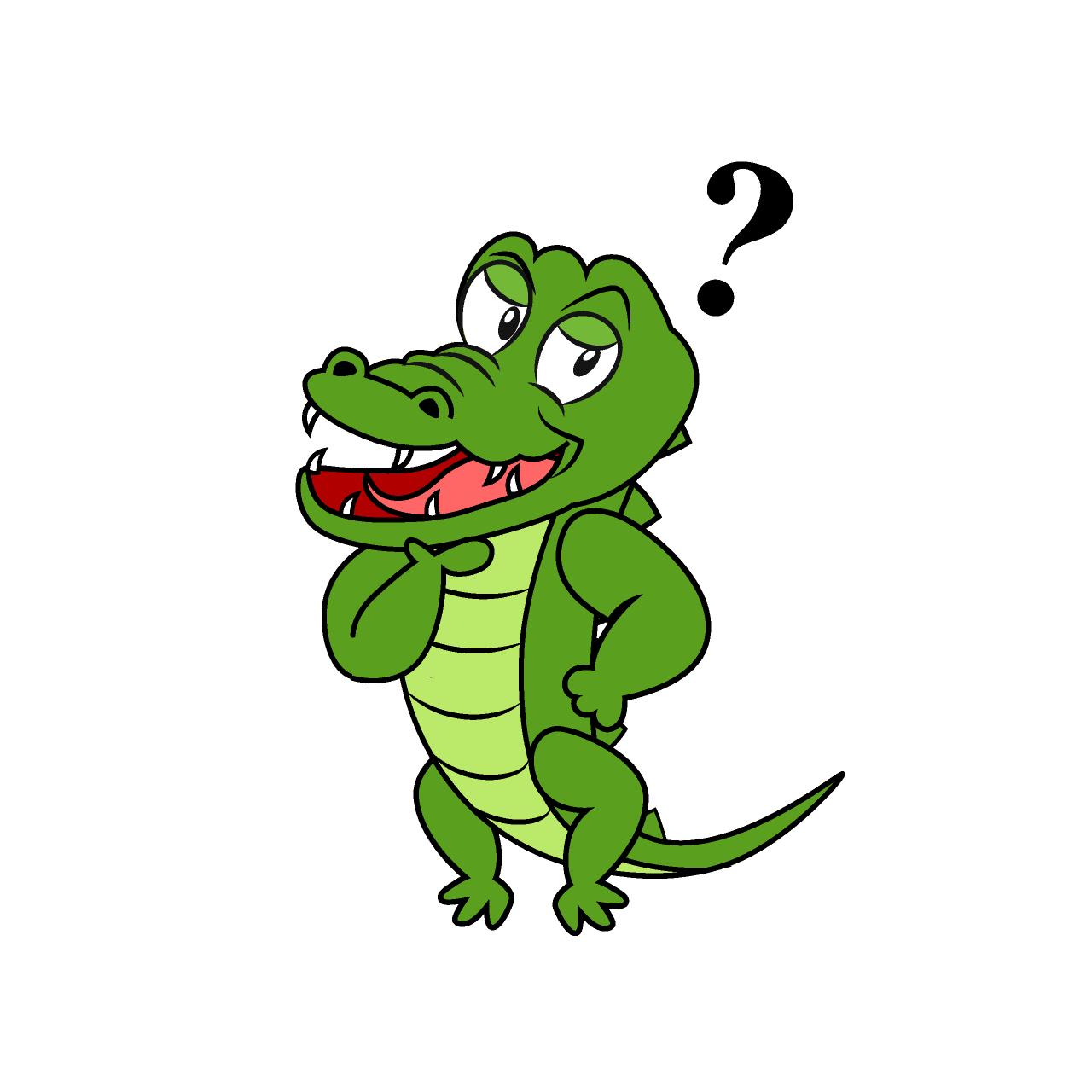 Thinking Crocodile