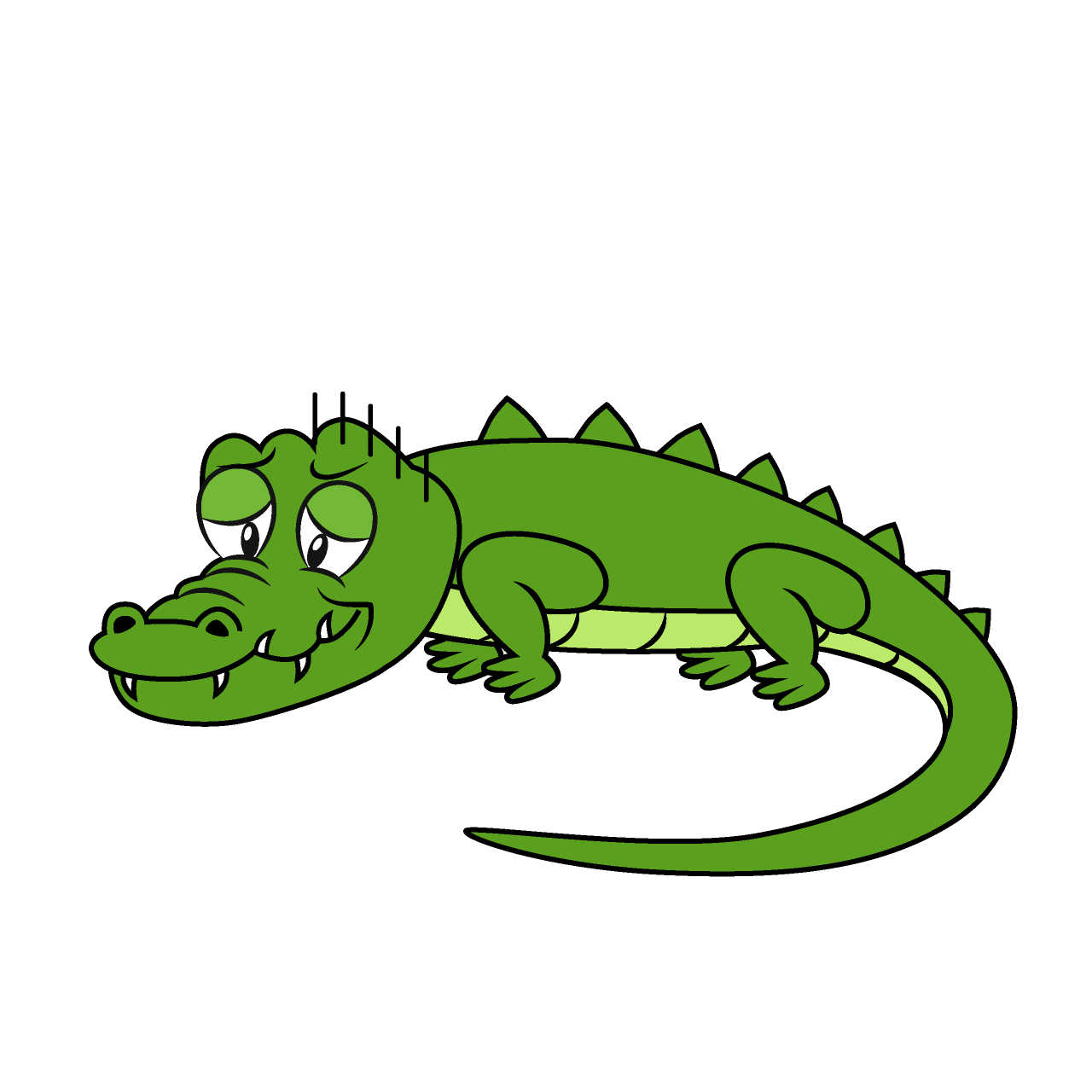 Depressed Crocodile