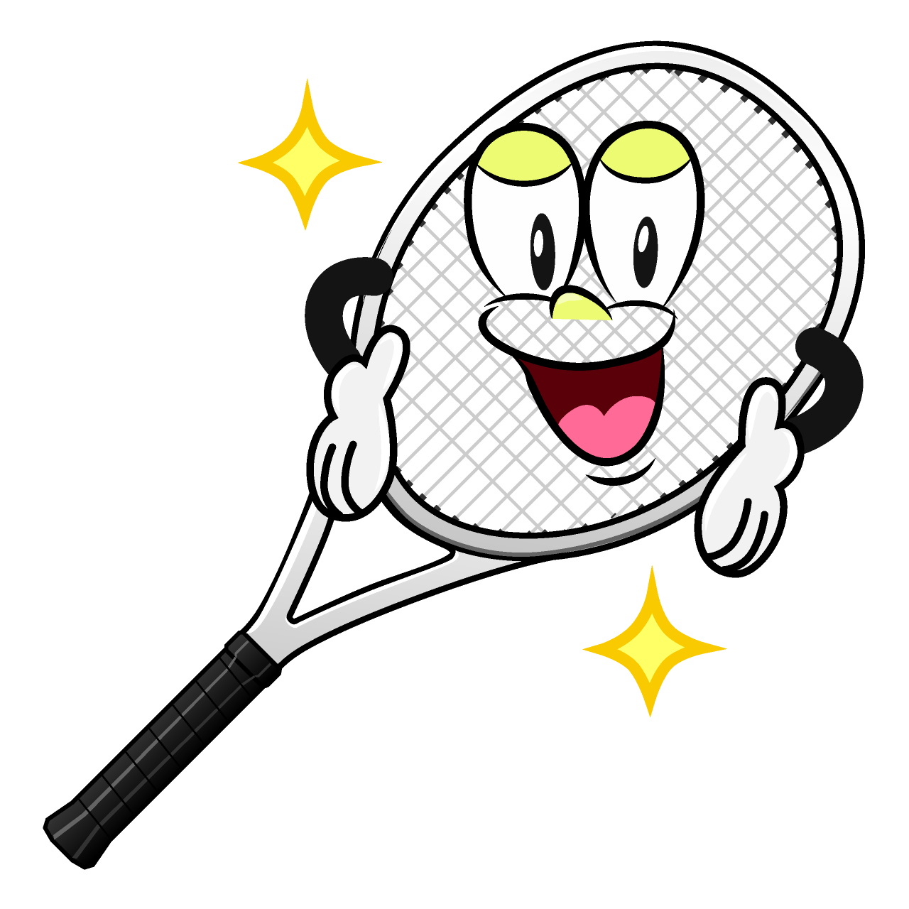 Glitter Tennis Racket