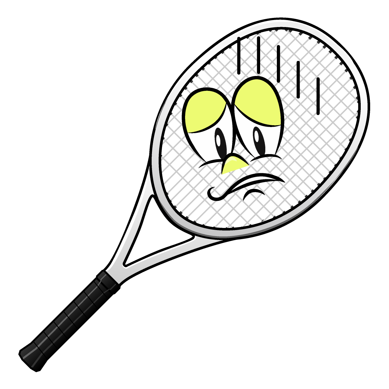Depressed Tennis Racket