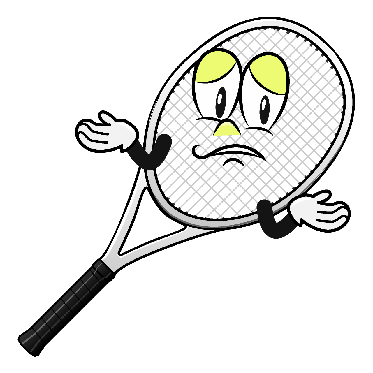 Troubled Tennis Racket