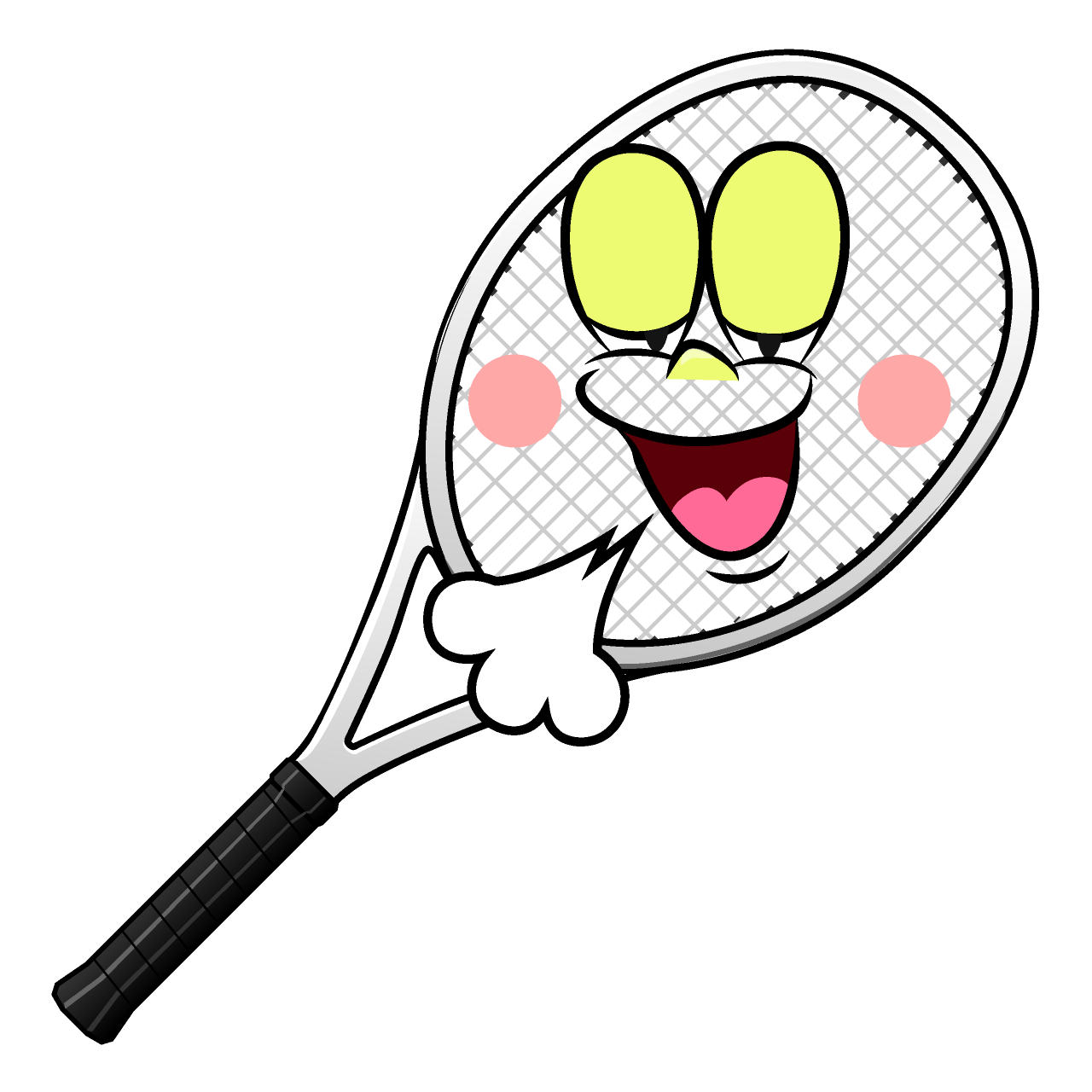 Relaxing Tennis Racket
