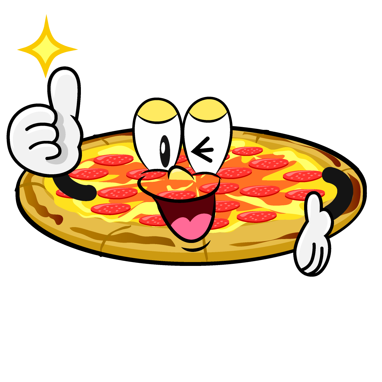 Thumbs up Pepperoni Pizza