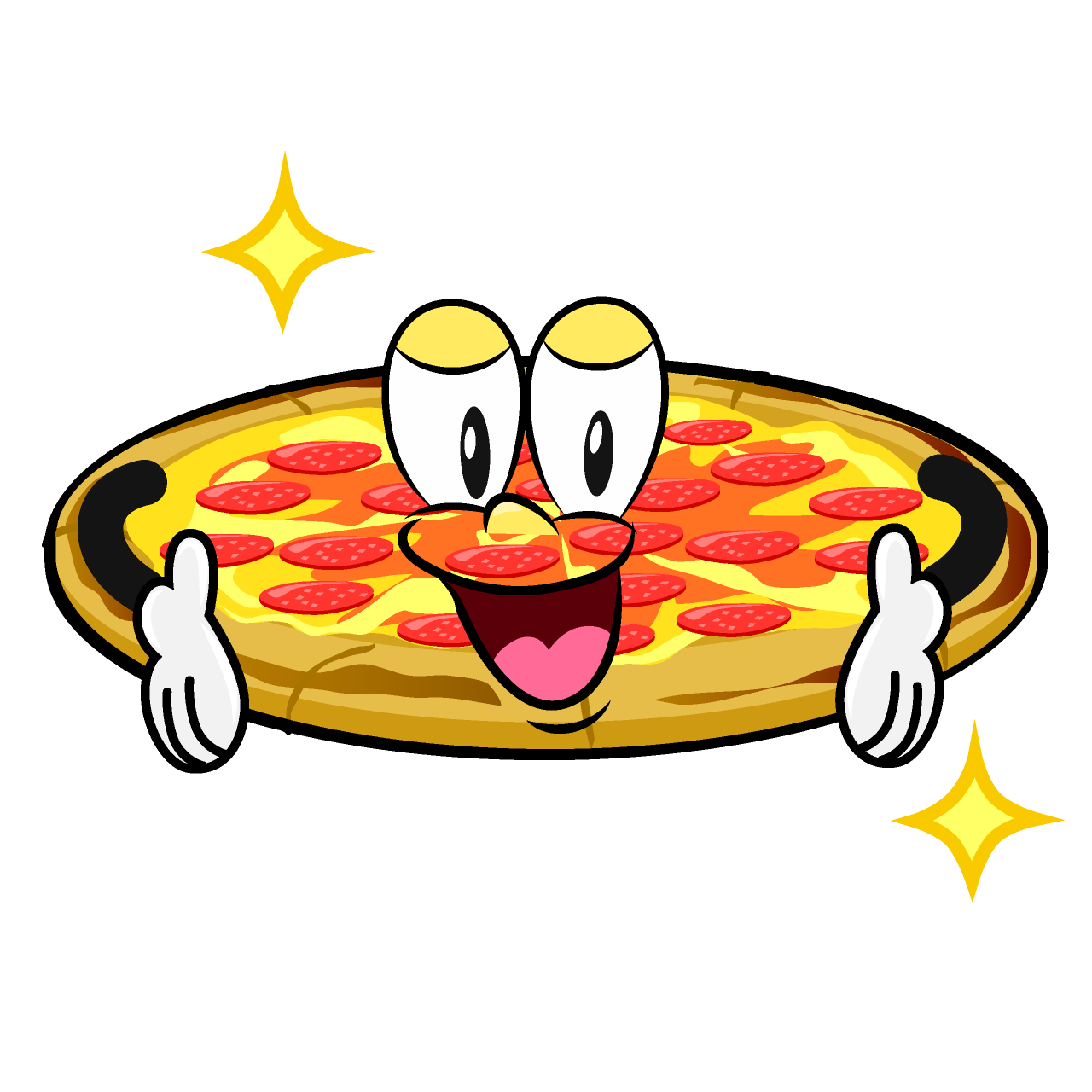 Glitter Pepperoni Pizza