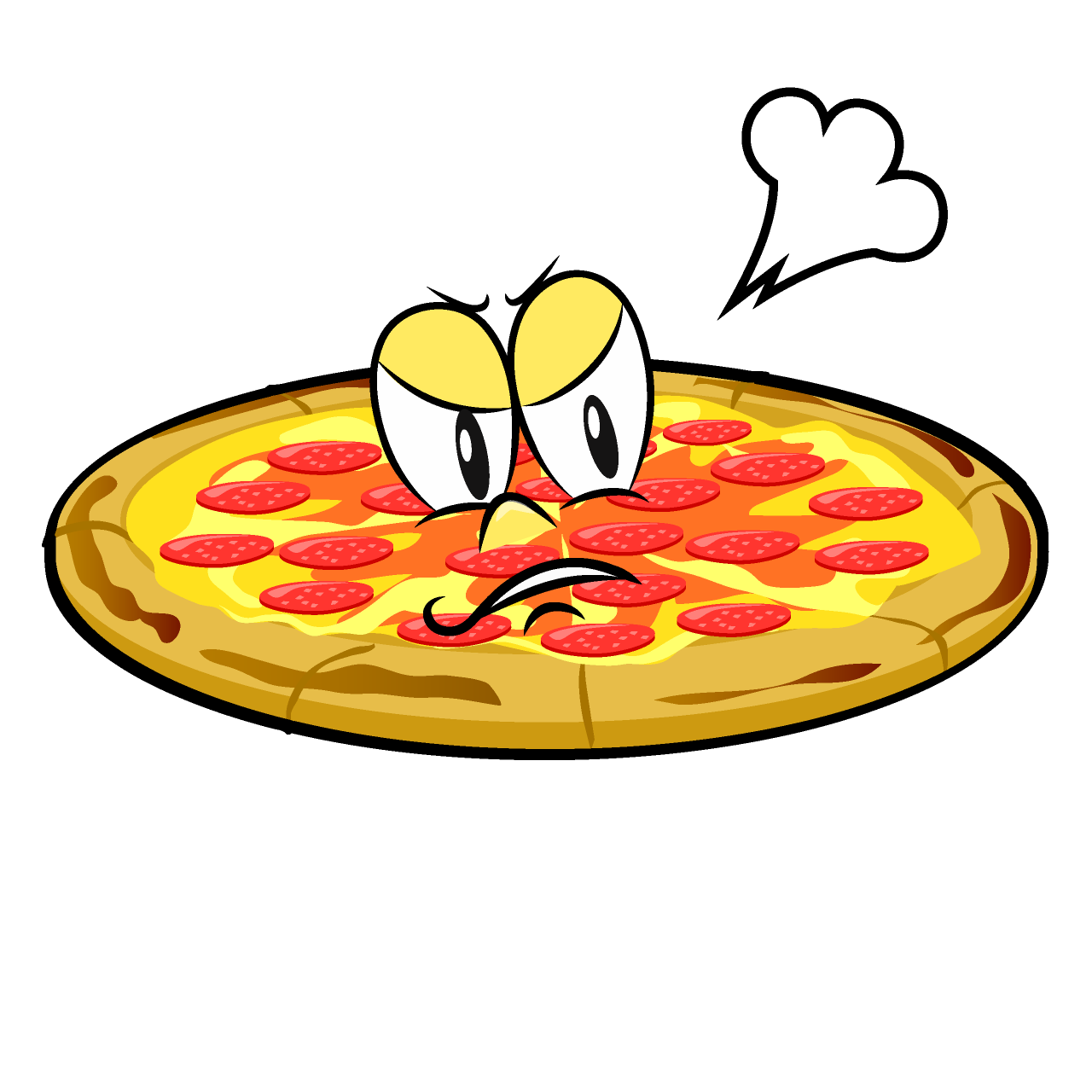 Angry Pepperoni Pizza