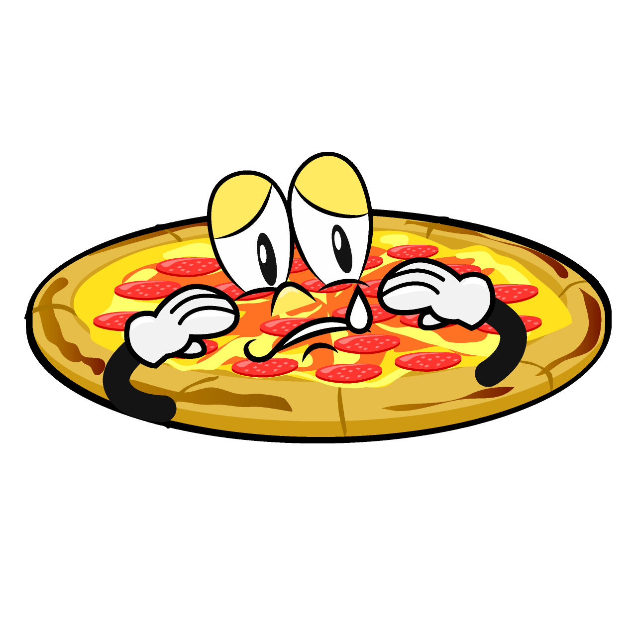 Sad Pepperoni Pizza