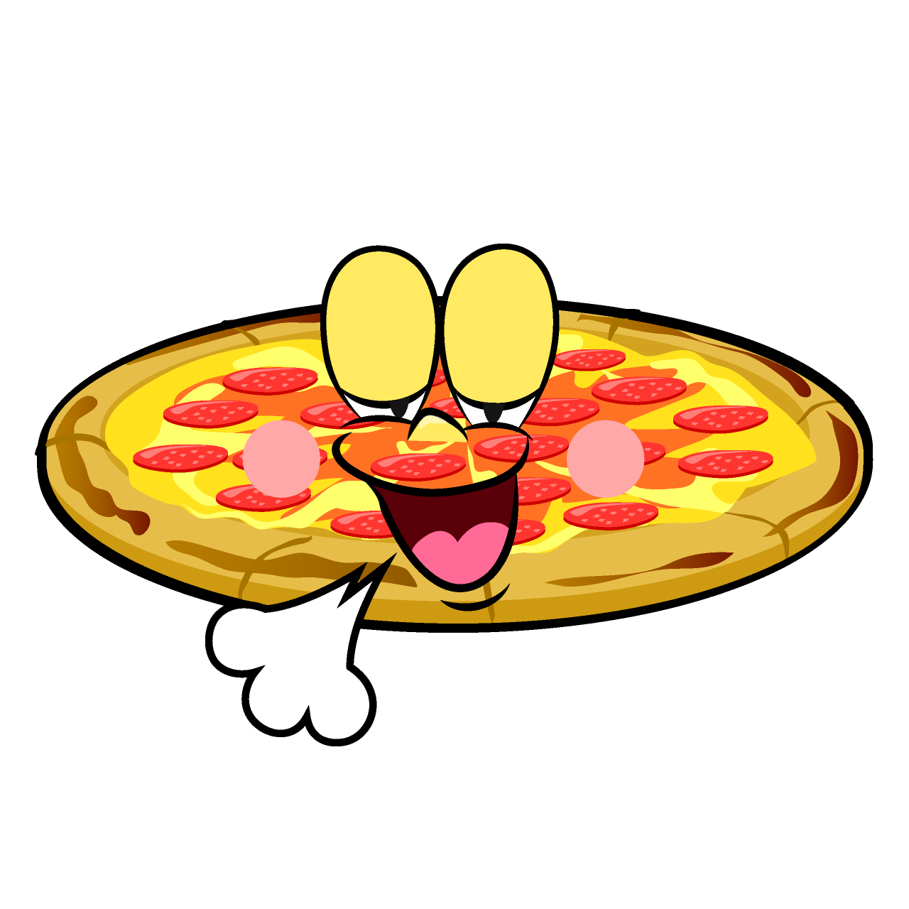 Relaxing Pepperoni Pizza