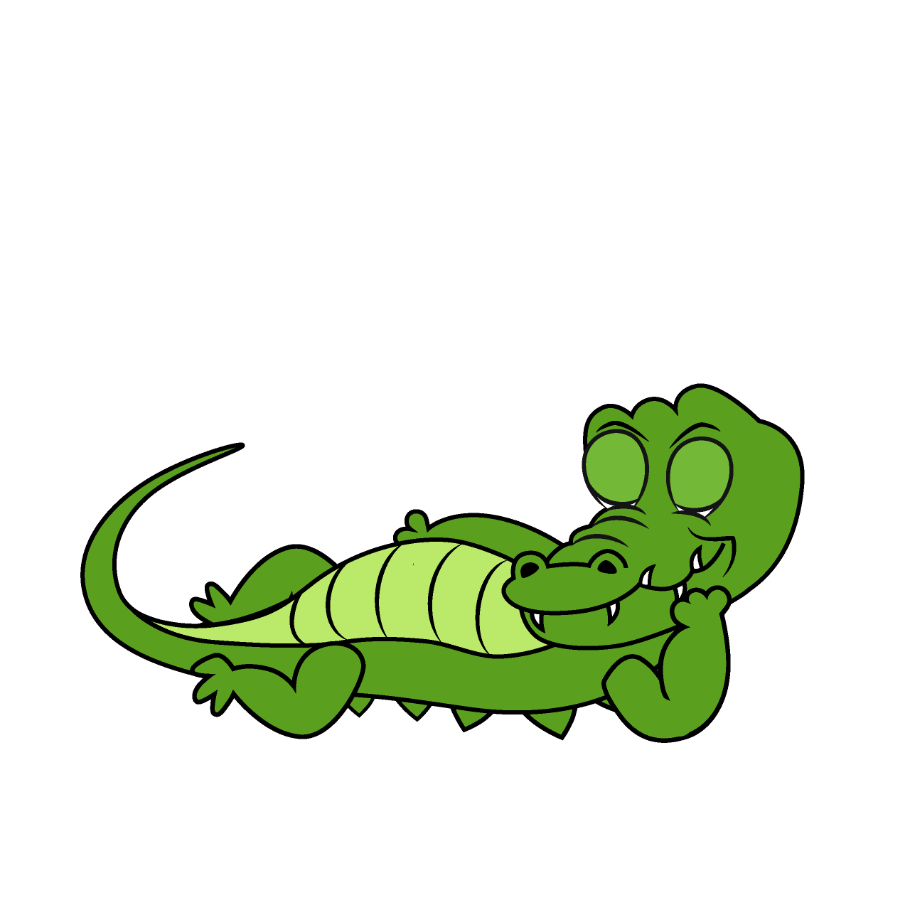Relaxing Crocodile