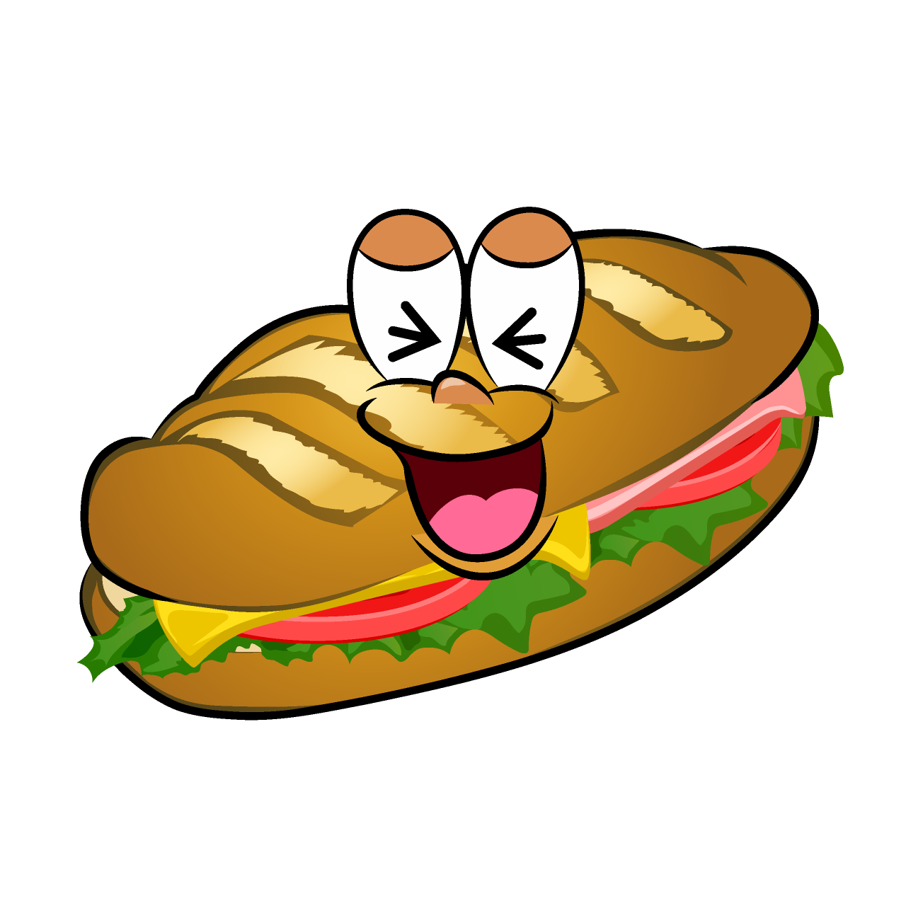 Laughing Baguette Sandwich