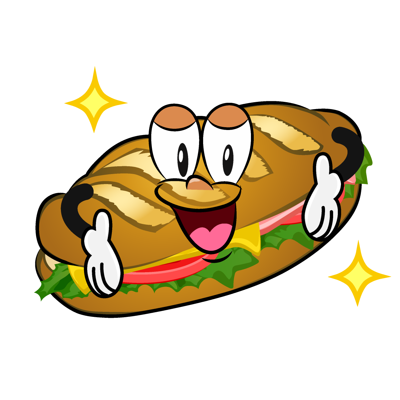 Glitter Baguette Sandwich