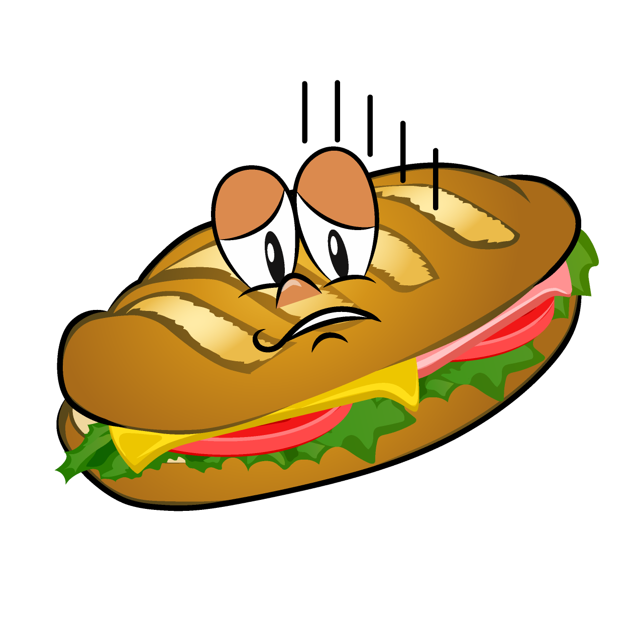 Depressed Baguette Sandwich