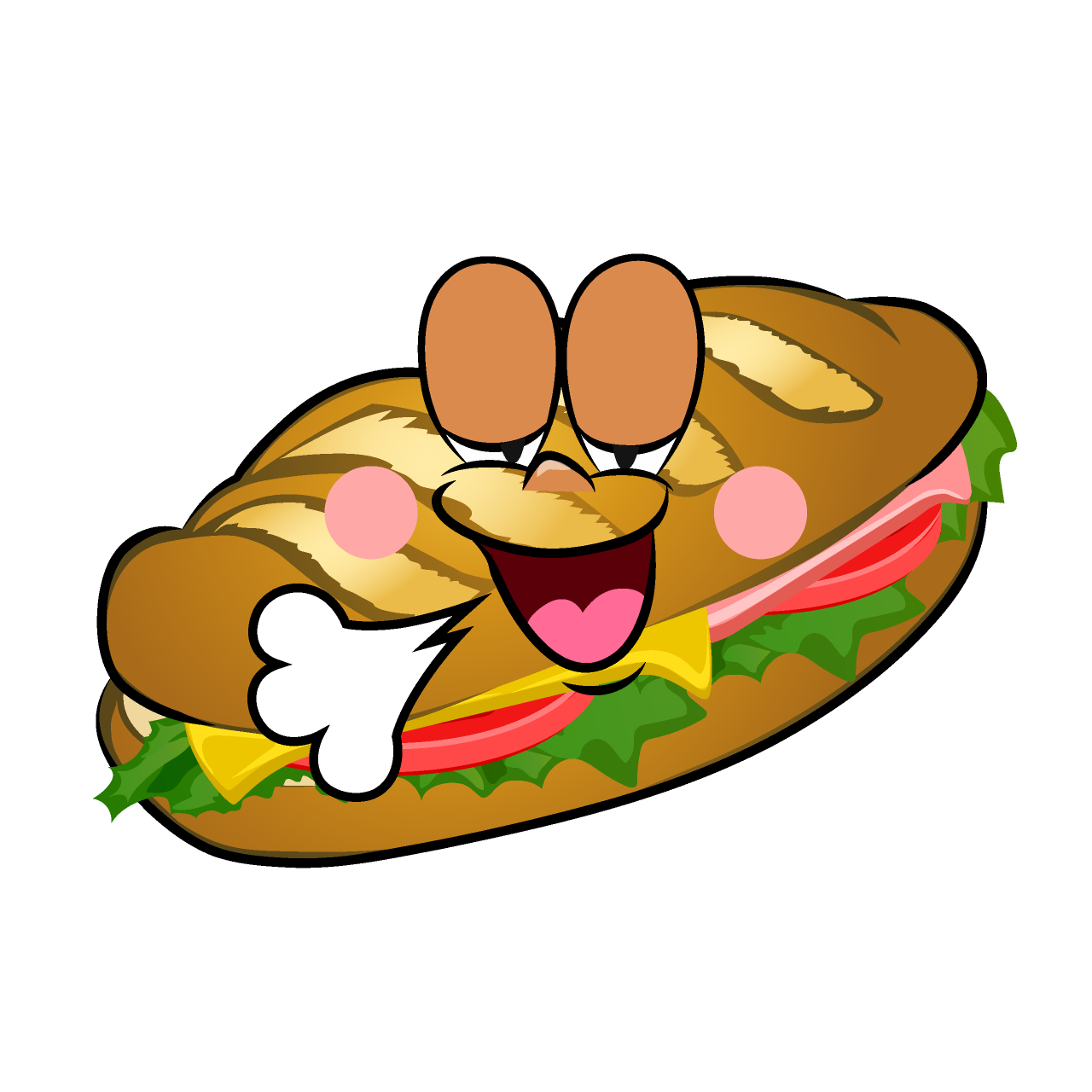 Relaxing Baguette Sandwich